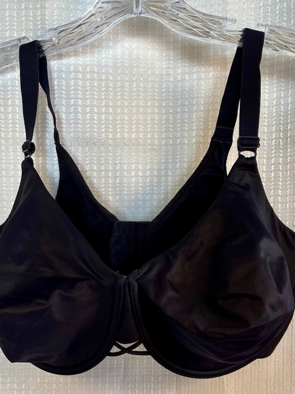 Vanity Fair Radiant Back Smoothing Underwire Bra Black 44DD